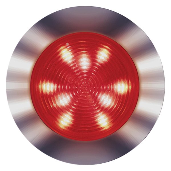 SeaSense® - 3.6"D 12V DC White/Red Recessed Screw Mount LED Courtesy Light