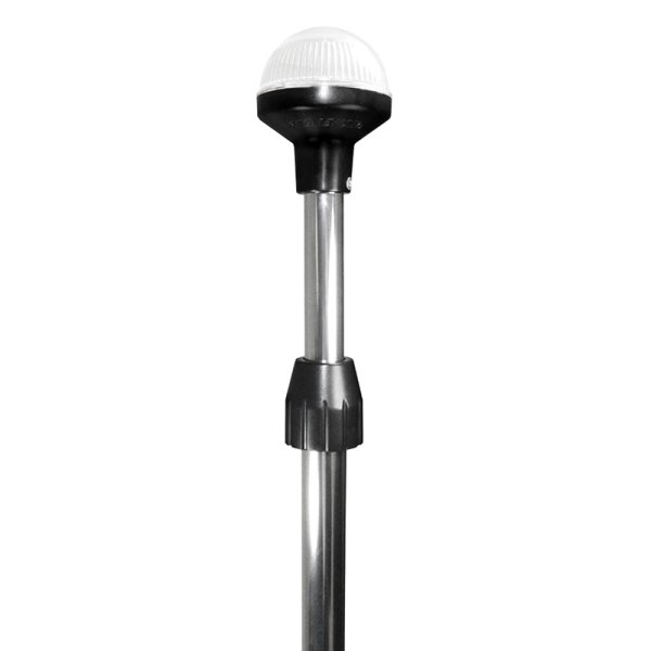 SeaSense® - Chrome 26" to 48" L Telescopic All-Round Pole LED Light