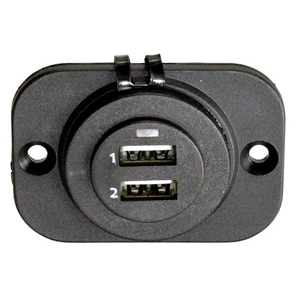 SeaSense® - 2.1 A 5 V Output Dual USB Power Socket with Cap