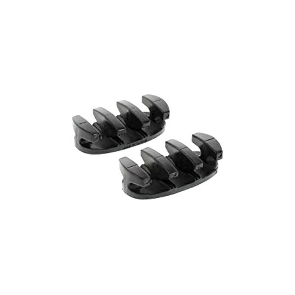 SeaSense® - 3-1/2" L Black Nylon Zig-Zag Cleats for 3/8" D Ropes, 2 Pieces