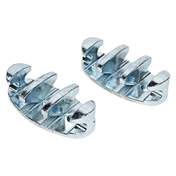 SeaSense® - 3-1/2" L Chrome Plated Zinc Zig-Zag Cleats for 3/8" D Ropes, 2 Pieces