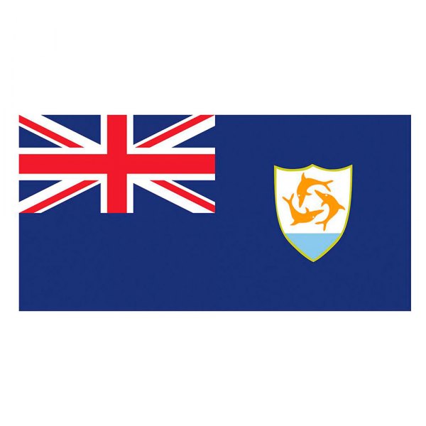 SeaSense® - 12" x 18" Nylon "Anguilla" National Flag