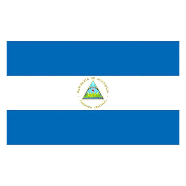 SeaSense® - 12" x 18" Nylon "Nicaragua" National Flag