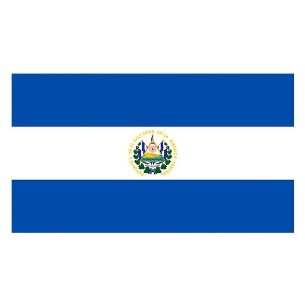 SeaSense® - 12" x 18" Nylon "El Salvador" National Flag