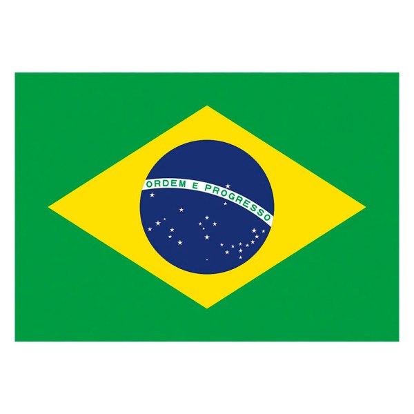 SeaSense® - 12" x 18" Nylon "Brazil" National Flag