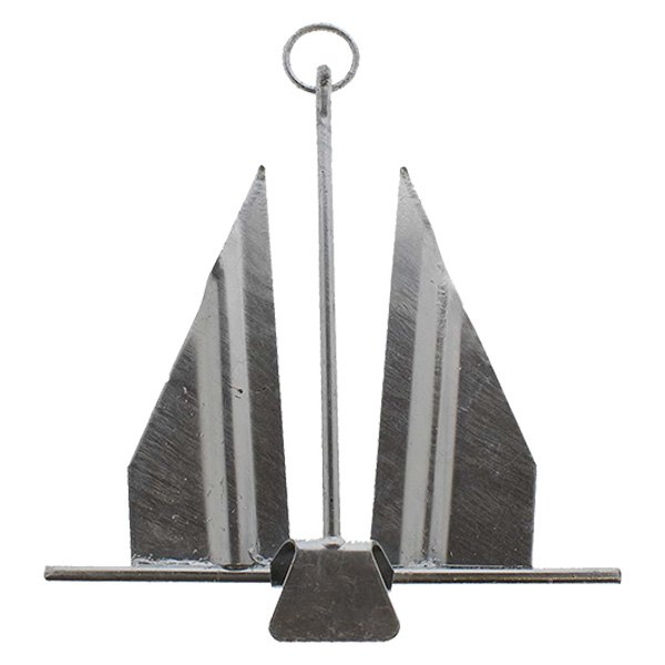 SeaSense® - 4 lb Galvanized Steel Slip Ring Fluke Anchor