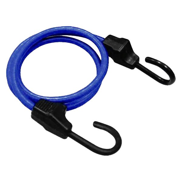 SeaSense® - 48" L Blue Vinyl Stretch Cord with Stainless Steel Hooks