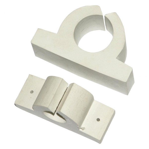 SeaSense® - White Rubber Storage Clip for 1" D Poles, 2 Pieces