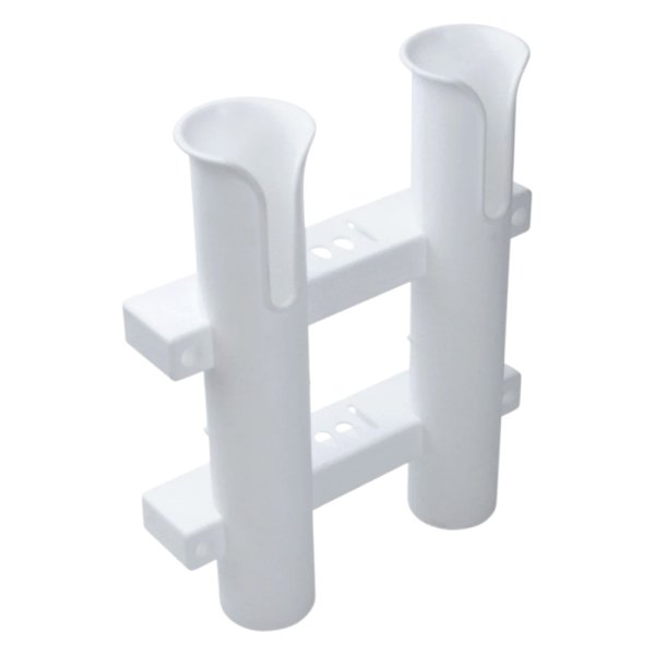SeaSense® - White Polypropylene Single Construction 2-Rod Holder