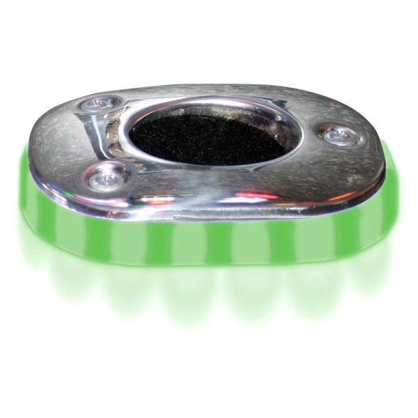 SeaSense® - Green Stainless Steel Rod Holder Ring Light