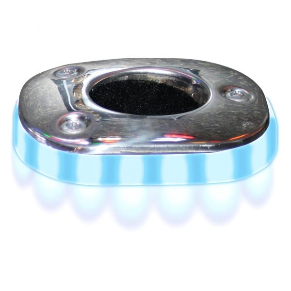 SeaSense® 50091522 - Blue Stainless Steel Rod Holder Ring Light 