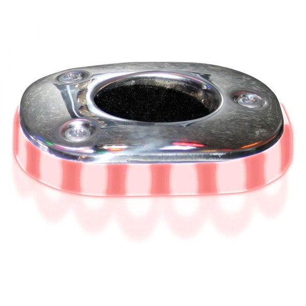 SeaSense® - Red Stainless Steel Rod Holder Ring Light