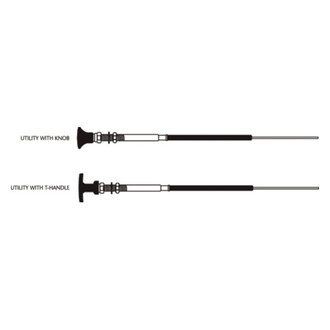 SeaStar Solutions® - Utility Control Cable with Knob and T-Handle