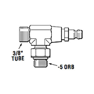 SeaStar Solutions® - ORB Tee Fittings, Pair