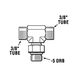 SeaStar Solutions® - ORB Tee Fittings, Pair
