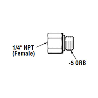 SeaStar Solutions® - -5 to 1/4" Dia. ORB Fitting Kit, 3 Pack
