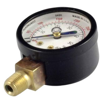 SeaStar Solutions® HP6004 - 2" White Dial/Black Bezel Bottom Mount Oil Pressure Gauge