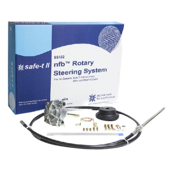 SeaStar Solutions® - NFB™ Safe-T II Rotary Steering Kit with 12' Single Steering Cable