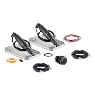 SeaStar Solutions® - Standard 12V Electric Trim Tab Kit with w/ Auto Retract with Indicator Switch, Pair