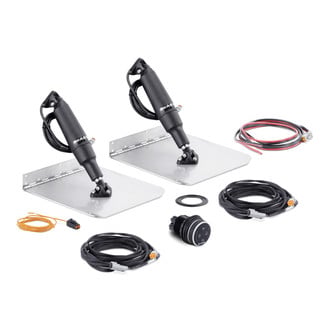 SeaStar Solutions® - Standard 12V Electric Trim Tab Kit with w/ Auto Retract with Indicator Switch, Pair