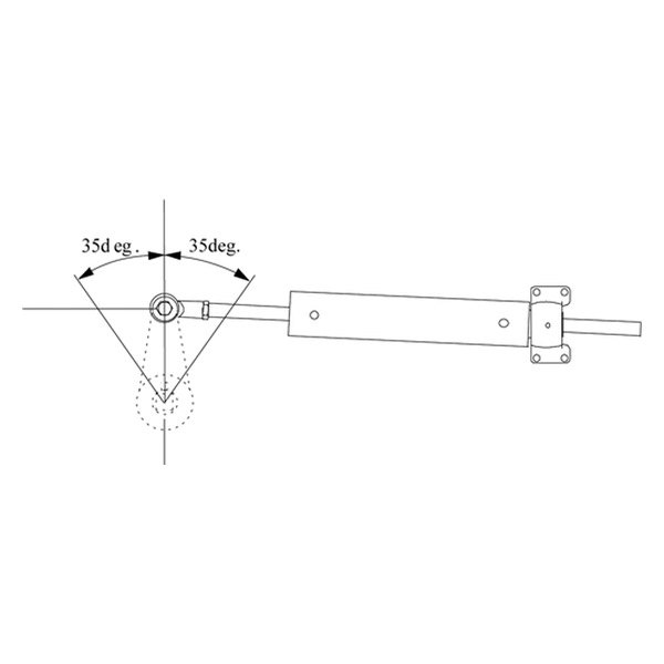 SeaStar Solutions® - Capilano Series BA200-11TMC Cylinder with Clevis End Type