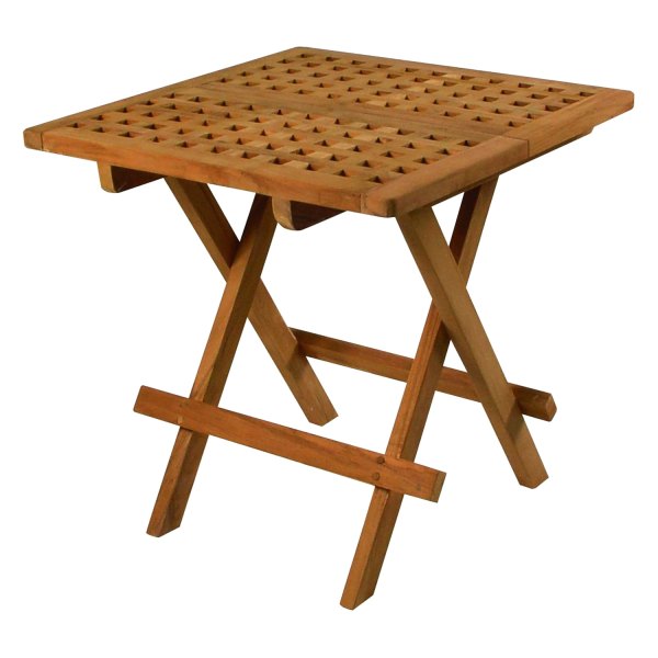 SeaTeak® - 23" L x 20" W x 3" H Square Folding Deck Table