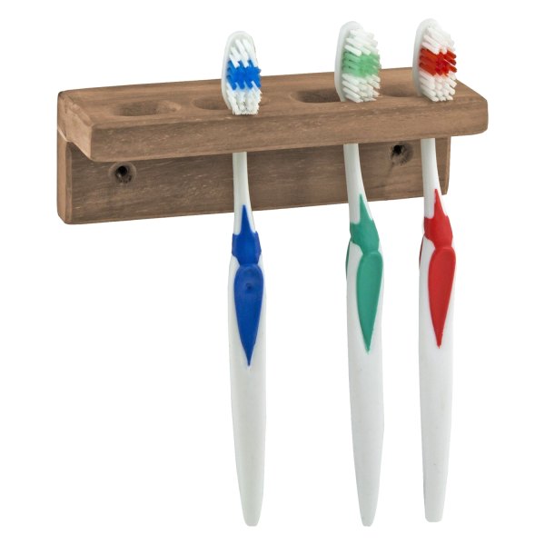 SeaTeak® - 5-3/4" L x 1-7/8" W Teak Toothbrush Holder