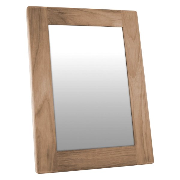 SeaTeak® - 15" H x 11" W Teak Rectangular Mirror