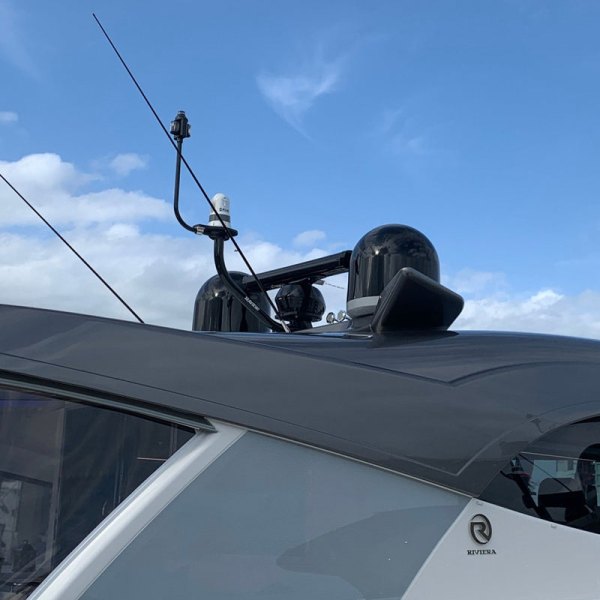 Seaview® - Aft Leaning Dual Radar Mount for Closed or Open Domes