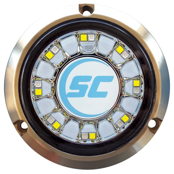 Shadow Caster® - SCM-16 4" Blue/White 7000 lm Surface Mount Underwater LED Light