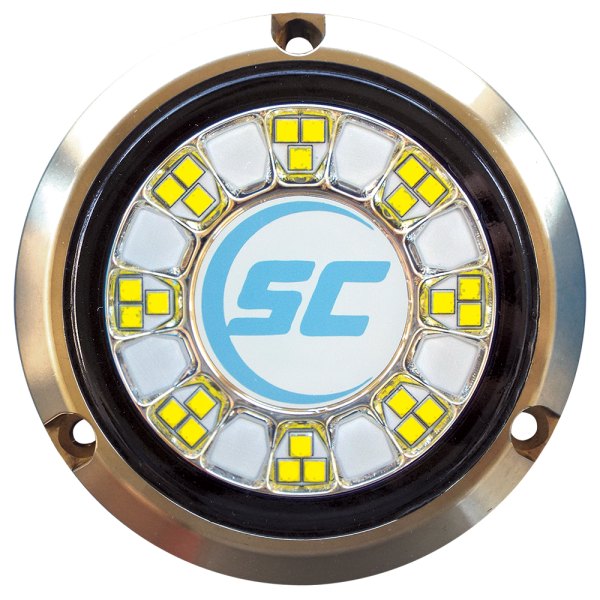 Shadow Caster® - SCM-24 4" Blue/White 7500 lm Surface Mount Underwater LED Light