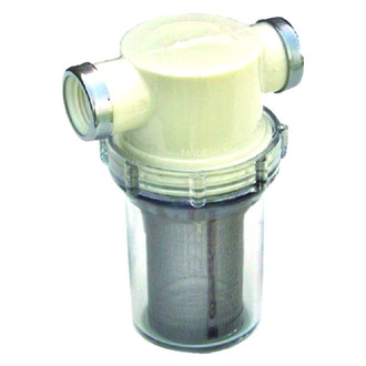 Sherwood Pumps® - 5"W x 8.125"H Water Strainer with Stainless Steel Basket