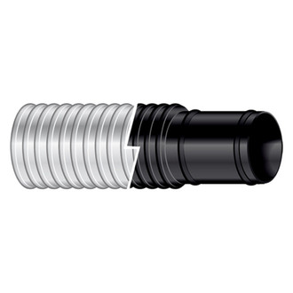 Shields Hose® - Bilgeflex 3/4" D x 6' L White Polyethylene Bilge Hose