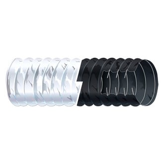Shields Hose® - 10' L x 3" D White PVC Ventilation Hose