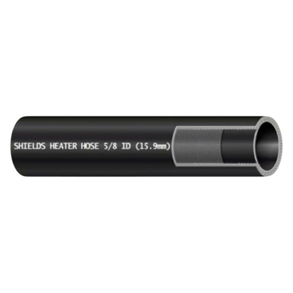 Shields Hose® - 1350 5/8" D x 50' L Black EPDM Heavy Duty Water/Heater Hose