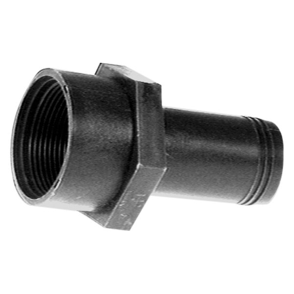 Shields Hose® - 1-1/2" Hose I.D. to 1-1/2" FP(F) Plastic Black Hose/Pipe Adapter