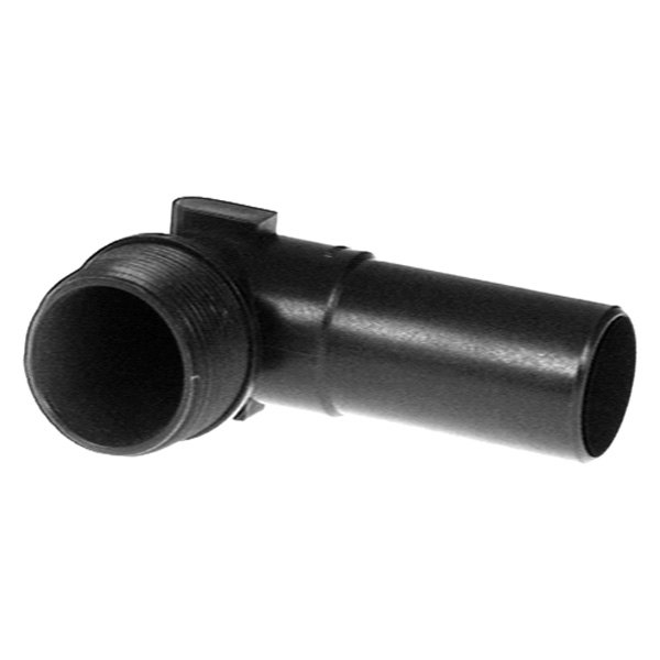 Shields Hose® - 1-1/2" Hose I.D. to 1-1/2" Thread 90° Plastic Black Elbow Hose/Pipe Adapter
