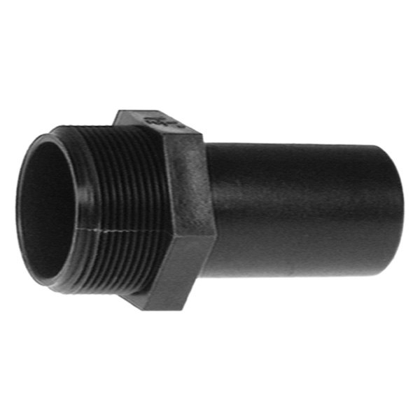 Shields Hose® - 1-1/8" I.D. to 1-1/8" MP(M) Plastic Black Hose/Pipe Adapter