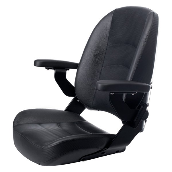 Shockwave® SW-04920-B - Commander Black Boat Seat 