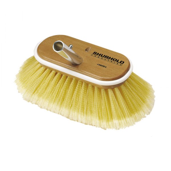 Image may not reflect your exact product!Shurhold® - 6" L Polystyrene Yellow Soft Deck Brush