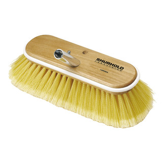 Shurhold® - 10" L Polystyrene Yellow Soft Deck Brush