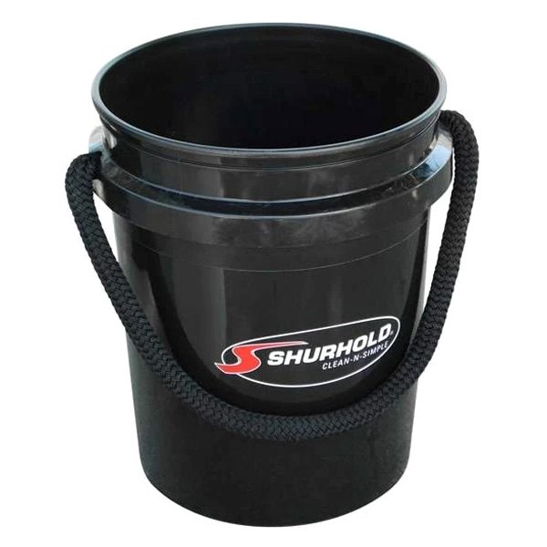 Image may not reflect your exact product!Shurhold® - World's Best 5 gal Black Bucket with Rope Handle