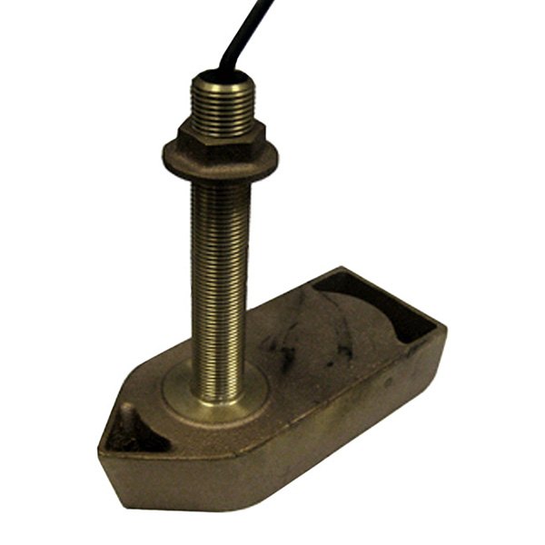 SI-TEX® - 300/50/200T-CX 8-Pin Bronze External Thru-hull Mount Transducer w/o Cable for SVS-650/CVS-126/128 Fish Finders