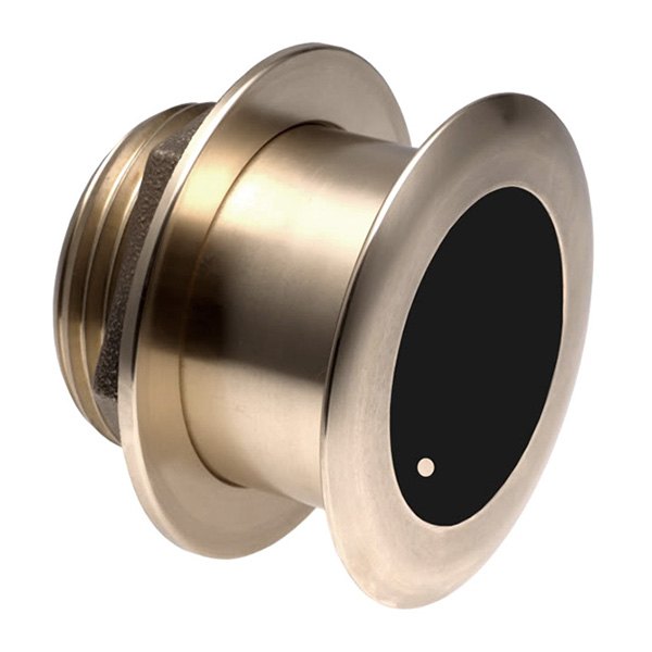 SI-TEX® - Tilted Element™ B164 Bronze Flush Thru-hull Mount Transducer w/o Cable for CVS-128/1410 Fish Finders