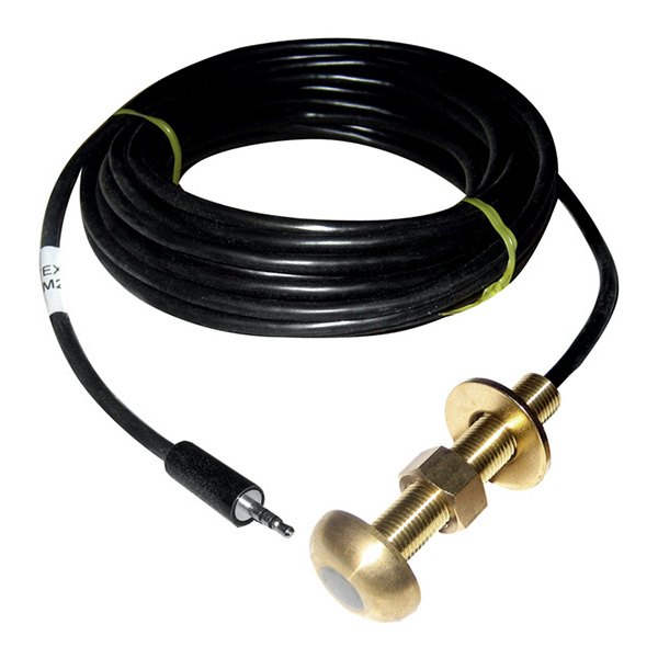 SI-TEX® - 5-Pin Bronze External Thru-hull Mount Transducer with 30' Cable