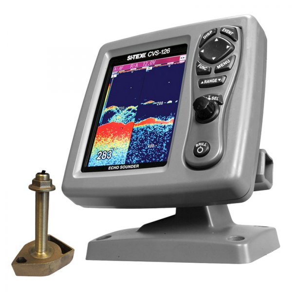 SI-TEX® - CVS-126 5.7" Fish Finder with 1700/50/200T-CX Transducer