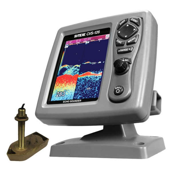 SI-TEX® - CVS-126 5.7" Fish Finder with 307/50/200T-CX Transducer