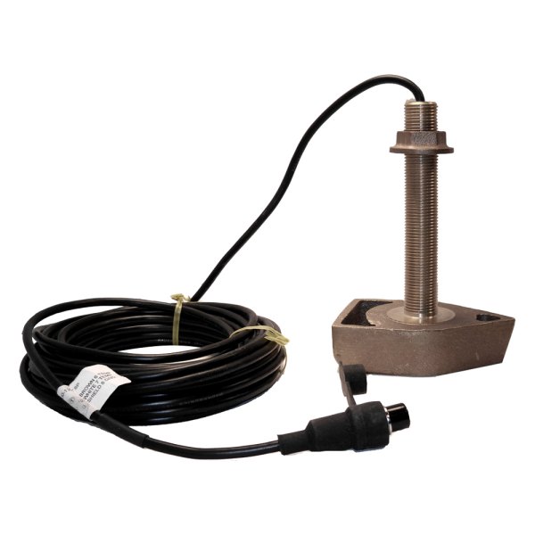 SI-TEX® - 1700/120 Bronze External Thru-hull Mount Transducer with 30' Cable for SDD-110 Instruments