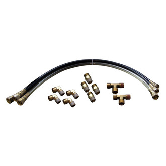 SI-TEX® - -5 to 3/8" Dia. 30" Steering Hose Kit with ORB & NPT Helm Fittings