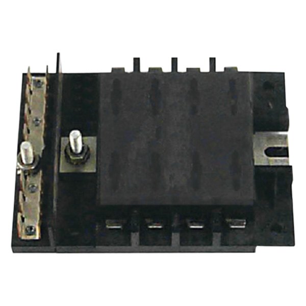 Sierra® - 160 A 8 Gang ATO/ATC Black Polyester Fuse Block with Ground Bus Bar
